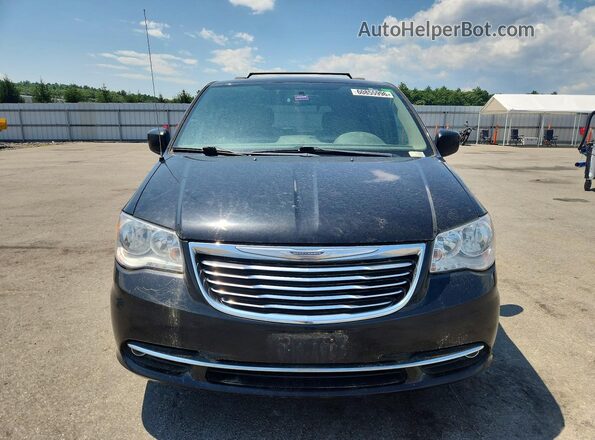 2C4RC1BG1GR286777 2016 CHRYSLER TOWN Черный Вид спереди