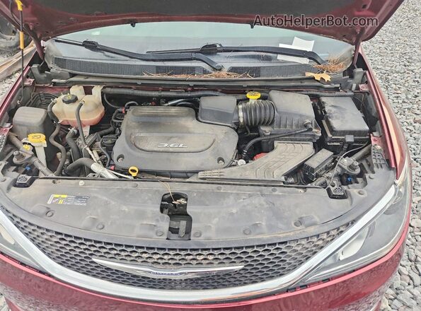 2C4RC1BG1HR553692 2017 CHRYSLER PACIFICA Burgundy Շարժիչի բաժամունքի տեսք