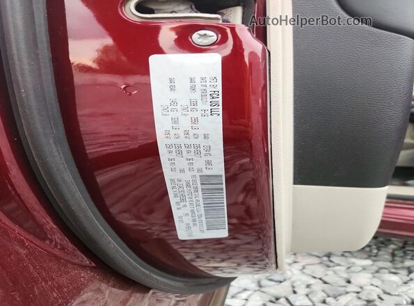 2C4RC1BG1HR553692 2017 CHRYSLER PACIFICA Burgundy VIN կոդի պիտակի տեսք
