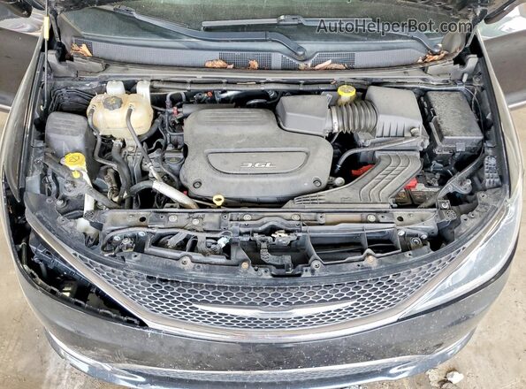 2C4RC1BG1HR794927 2017 CHRYSLER PACIFICA Black Vista del compartimento del motor