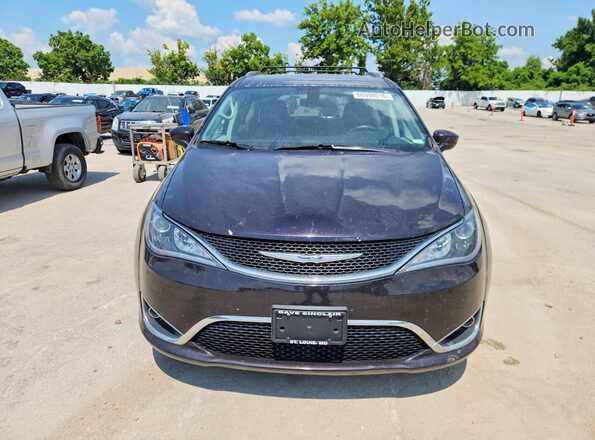 2C4RC1BG1JR217207 2018 CHRYSLER PACIFICA Purple წინა ხედი