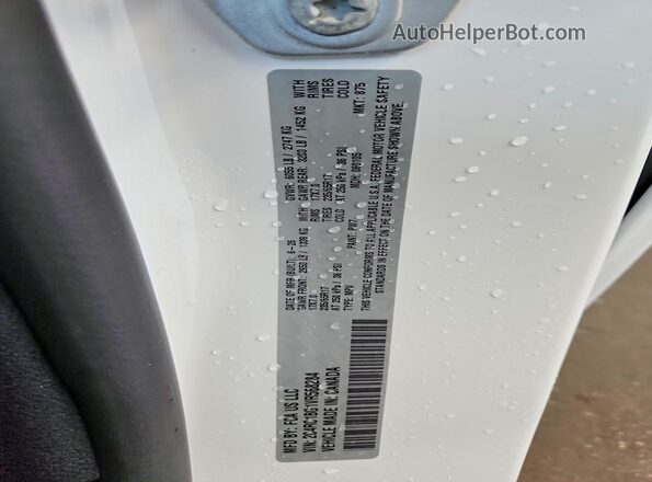 2C4RC1BG1VR568284 2027 CHRYSLER PACIFICA White Vista de la etiqueta del VIN