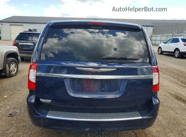 2C4RC1BG2GR104178 2016 CHRYSLER TOWN Blue უკანა ხედი