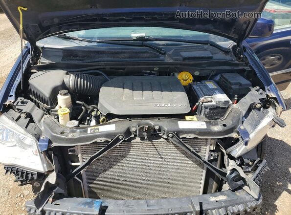 2C4RC1BG2GR104178 2016 CHRYSLER TOWN Blue ძრავის განყოფილების ხედი