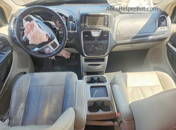 2C4RC1BG2GR137892 2016 CHRYSLER TOWN Silver Vista del salpicadero