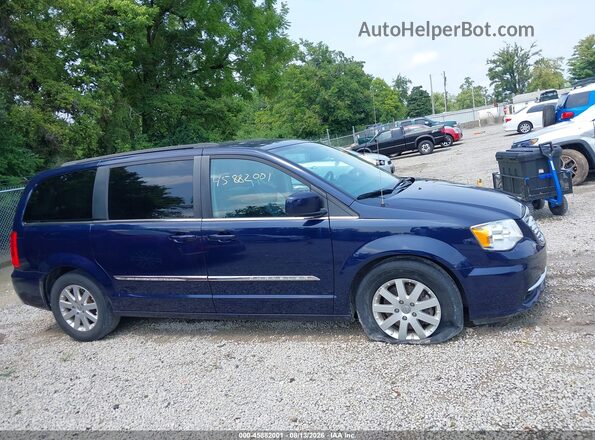 2C4RC1BG2GR173727 2016 CHRYSLER TOWN & COUNTRY Blue Rear interior view
