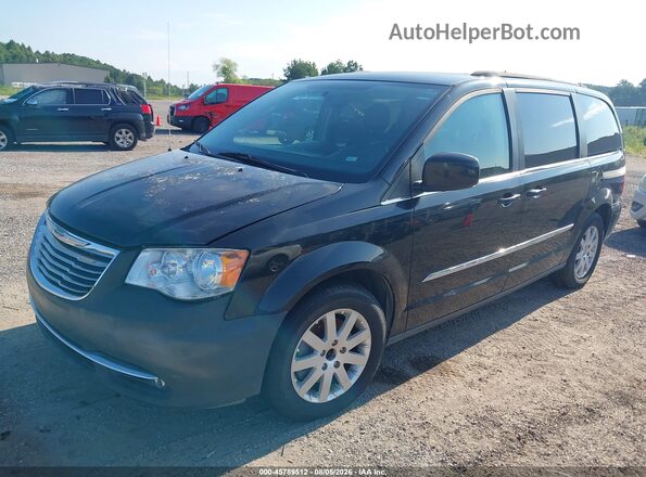 2C4RC1BG2GR198403 2016 CHRYSLER TOWN & COUNTRY Black Przód lewy