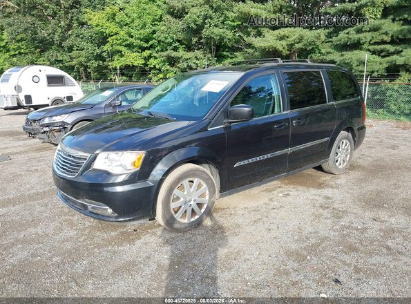 2C4RC1BG2GR221002 2016 CHRYSLER TOWN & COUNTRY Black Przód lewy