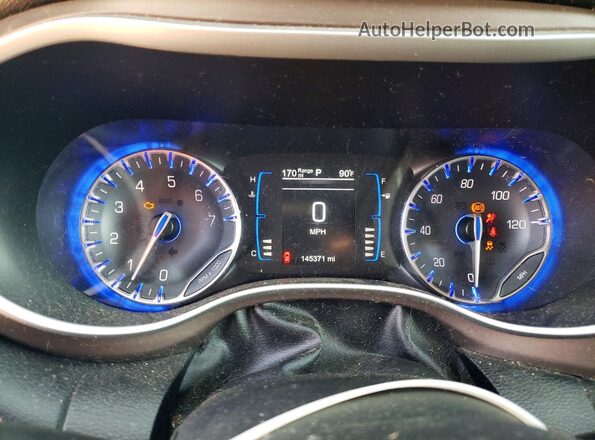 2C4RC1BG2HR576575 2017 CHRYSLER PACIFICA Серебряный Вид щитка приборов