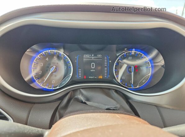 2C4RC1BG2KR526556 2019 CHRYSLER PACIFICA Burgundy Widok zestawu wskaźników