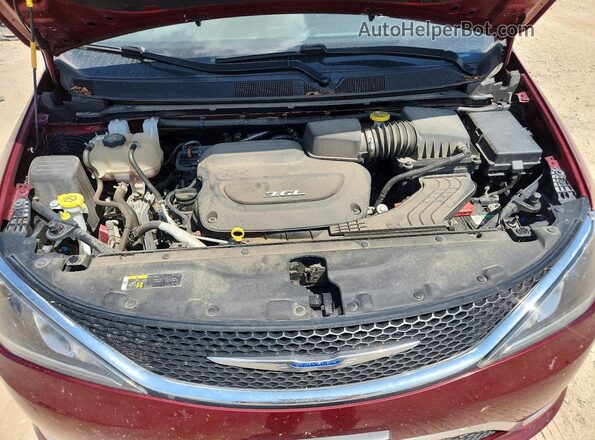 2C4RC1BG2KR526556 2019 CHRYSLER PACIFICA Burgundy Widok komory silnika