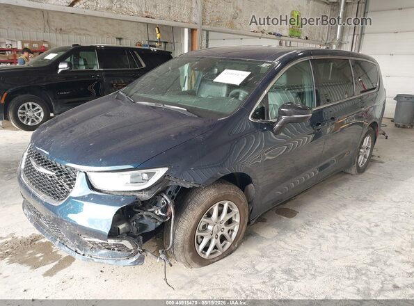 2C4RC1BG2SR554616 2025 CHRYSLER PACIFICA Blue Передня ліва чверть