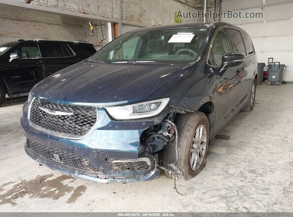 2C4RC1BG2SR554616 2025 CHRYSLER PACIFICA Blue Вид спереду