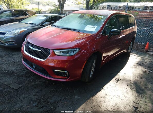 2C4RC1BG2SR578575 2025 CHRYSLER PACIFICA Красный Передняя левая четверть