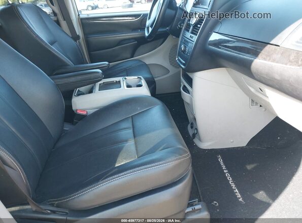 2C4RC1BG3GR175129 2016 CHRYSLER TOWN & COUNTRY Gray წინა სალონის ხედი