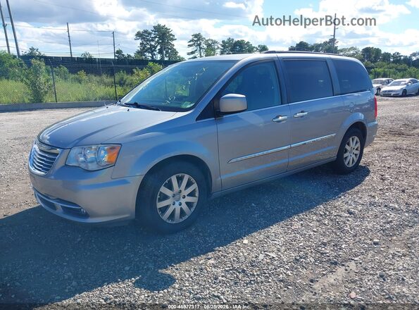 2C4RC1BG3GR175129 2016 CHRYSLER TOWN & COUNTRY Gray წინა მარცხენა ხედი სამი მეოთხედიდან