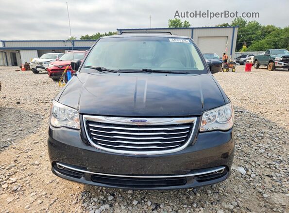 2C4RC1BG3GR254915 2016 CHRYSLER TOWN Black Вид спереду