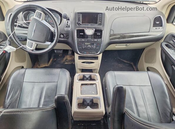 2C4RC1BG3GR254915 2016 CHRYSLER TOWN Black Вид щитка приладів