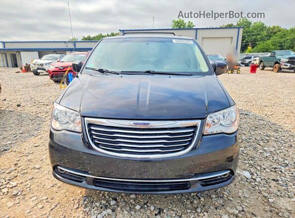 2C4RC1BG3GR254915 2016 CHRYSLER TOWN Black Вид ззаду