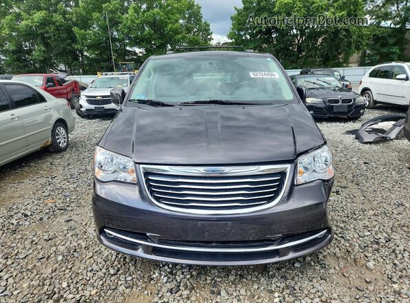 2C4RC1BG3GR263906 2016 CHRYSLER TOWN Gray Front view