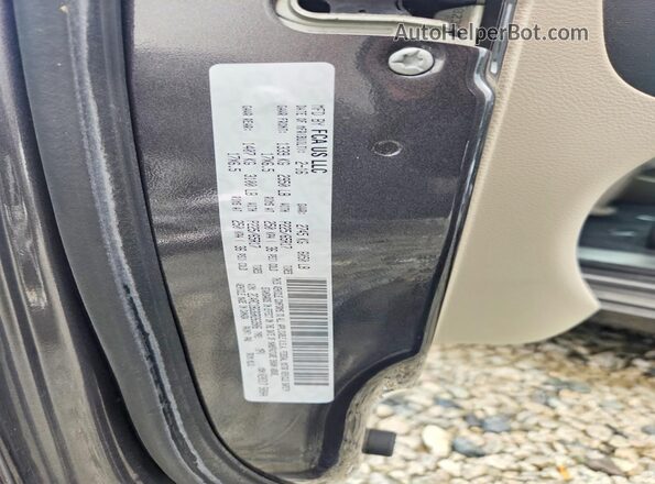 2C4RC1BG3GR263906 2016 CHRYSLER TOWN Gray VIN sticker view
