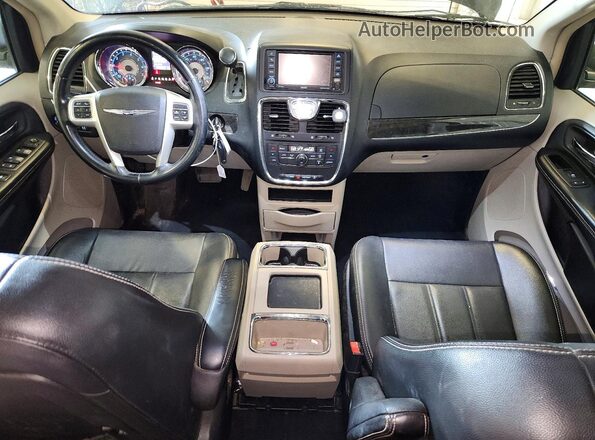 2C4RC1BG3GR289759 2016 CHRYSLER TOWN Black წინა პანელის ხედი
