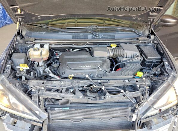 2C4RC1BG3HR569876 2017 CHRYSLER PACIFICA Серый Вид подкапотного пространства
