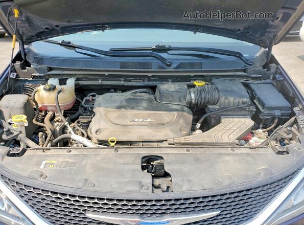 2C4RC1BG3JR246563 2018 CHRYSLER PACIFICA Blue Вид підкапотного простору
