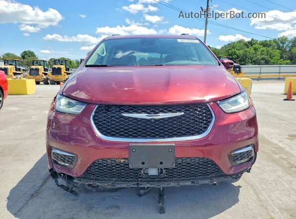 2C4RC1BG3NR154665 2022 CHRYSLER PACIFICA Burgundy Դիմացի տեսք