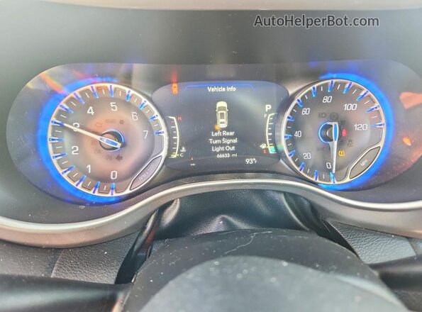 2C4RC1BG3PR627631 2023 CHRYSLER PACIFICA Black Instrument cluster view