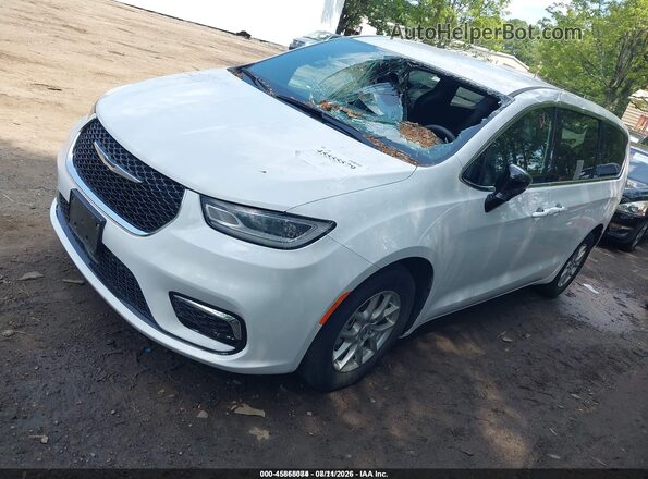 2C4RC1BG3SR518739 2025 CHRYSLER PACIFICA White წინა მარცხენა ხედი სამი მეოთხედიდან