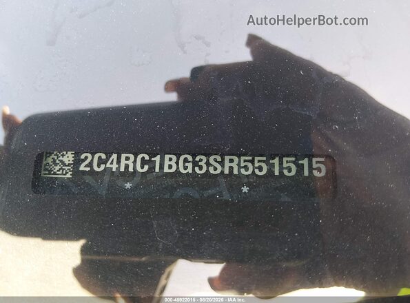 2C4RC1BG3SR551515 2025 CHRYSLER PACIFICA Черный Вид подкапотного пространства