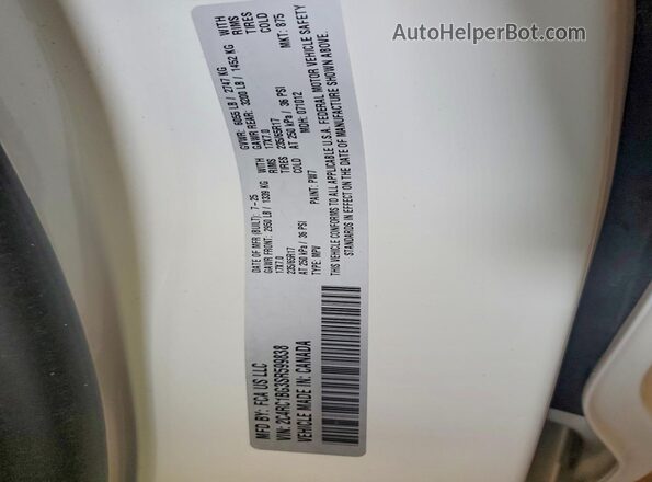 2C4RC1BG3SR599838 2025 CHRYSLER PACIFICA White 