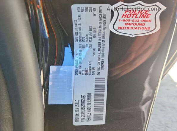 2C4RC1BG3TR225697 2026 CHRYSLER PACIFICA Black 360 interior view
