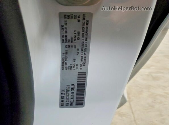 2C4RC1BG3VR571610 2027 CHRYSLER PACIFICA White Вид наклейки з VIN-кодом