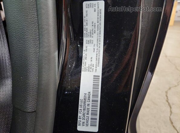 2C4RC1BG3VR585314 2027 CHRYSLER PACIFICA Black Vista de la etiqueta del VIN