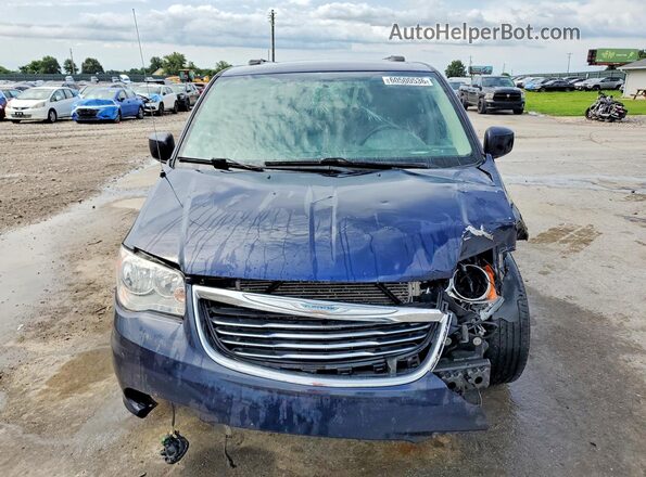 2C4RC1BG4GR187502 2016 CHRYSLER TOWN Blue Դիմացի տեսք