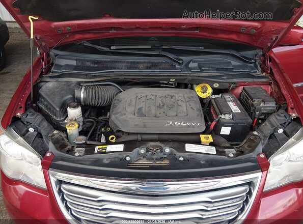 2C4RC1BG4GR229893 2016 CHRYSLER TOWN & COUNTRY Red Հետևի տեսք