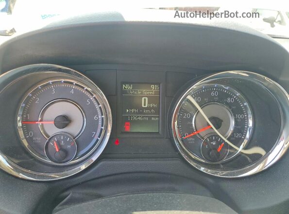 2C4RC1BG4GR281735 2016 CHRYSLER TOWN White Vista del cuadro de instrumentos