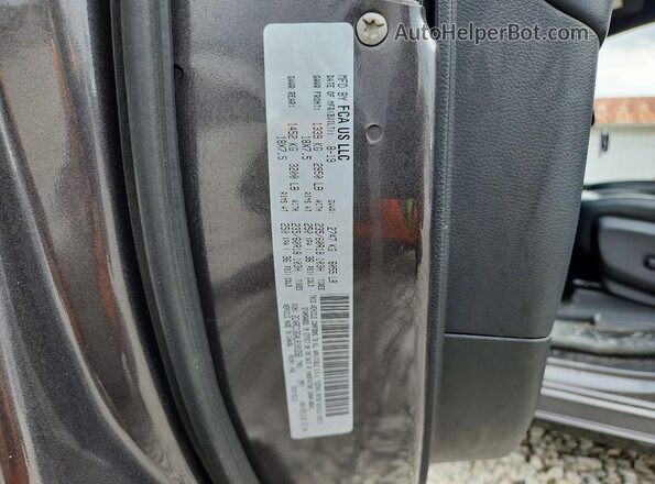 2C4RC1BG4LR101258 2020 CHRYSLER PACIFICA Gray VIN sticker view