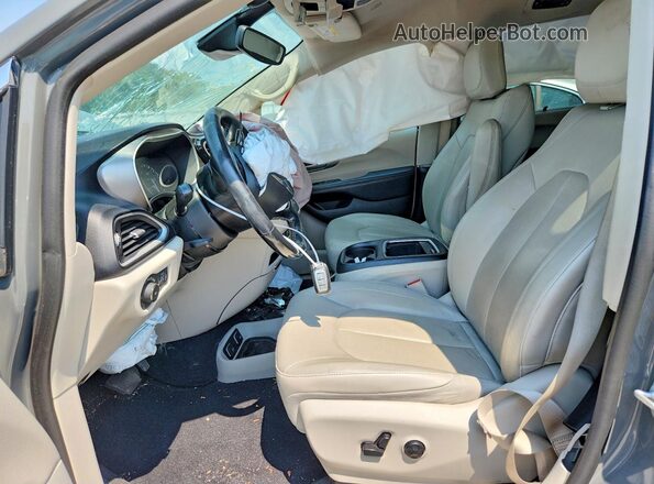 2C4RC1BG4MR598183 2021 CHRYSLER PACIFICA Gray წინა სალონის ხედი