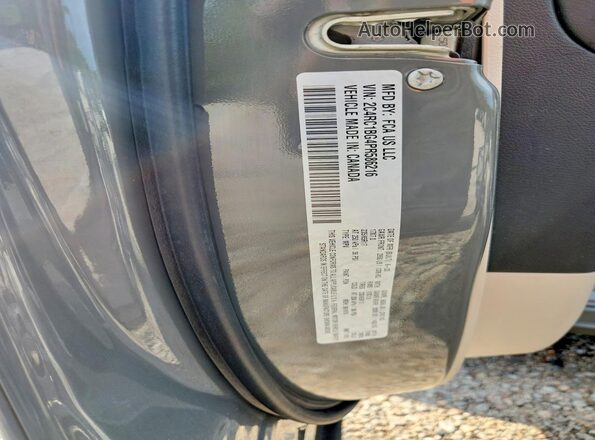 2C4RC1BG4PR586216 2023 CHRYSLER PACIFICA Gray Engine compartment view