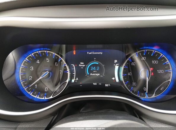 2C4RC1BG4VR576332 2027 CHRYSLER PACIFICA White უკანა სავარძლების ხედი