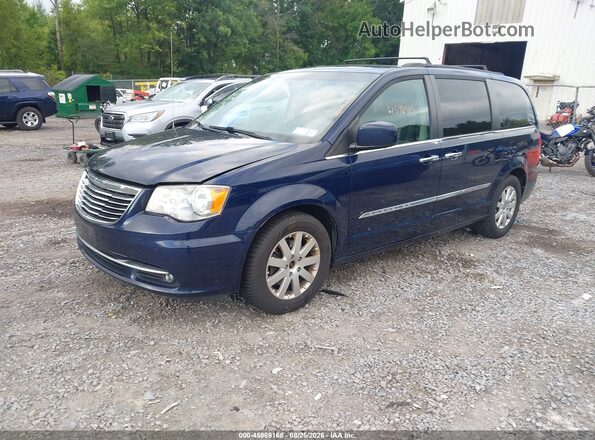 2C4RC1BG5GR127714 2016 CHRYSLER TOWN & COUNTRY Синий Передняя левая четверть