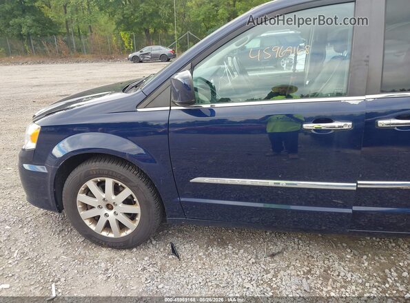 2C4RC1BG5GR127714 2016 CHRYSLER TOWN & COUNTRY Синий Вид спереди