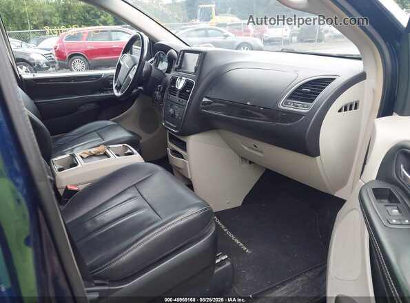2C4RC1BG5GR127714 2016 CHRYSLER TOWN & COUNTRY Синий Вид салона спереди