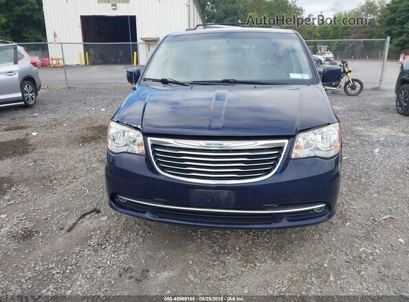 2C4RC1BG5GR127714 2016 CHRYSLER TOWN & COUNTRY Синий Вид щитка приборов