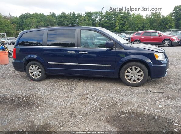 2C4RC1BG5GR127714 2016 CHRYSLER TOWN & COUNTRY Синий Вид задней части салона