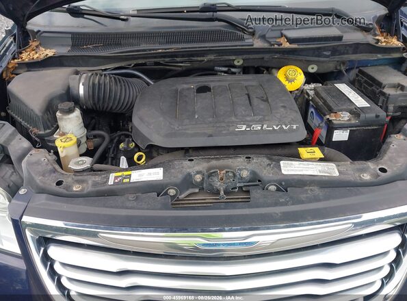 2C4RC1BG5GR127714 2016 CHRYSLER TOWN & COUNTRY Синий Вид сзади