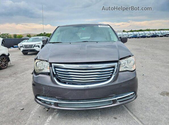 2C4RC1BG5GR186598 2016 CHRYSLER TOWN Gray Widok z przodu